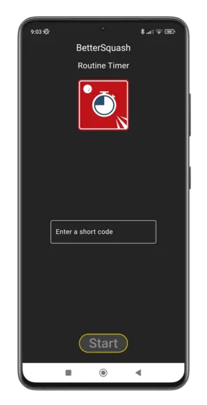The BetterPractice app main screen